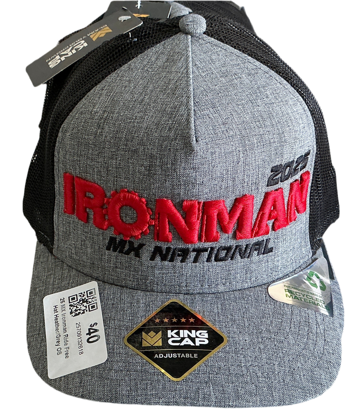 25 MX Ironman Heather / Grey Hat