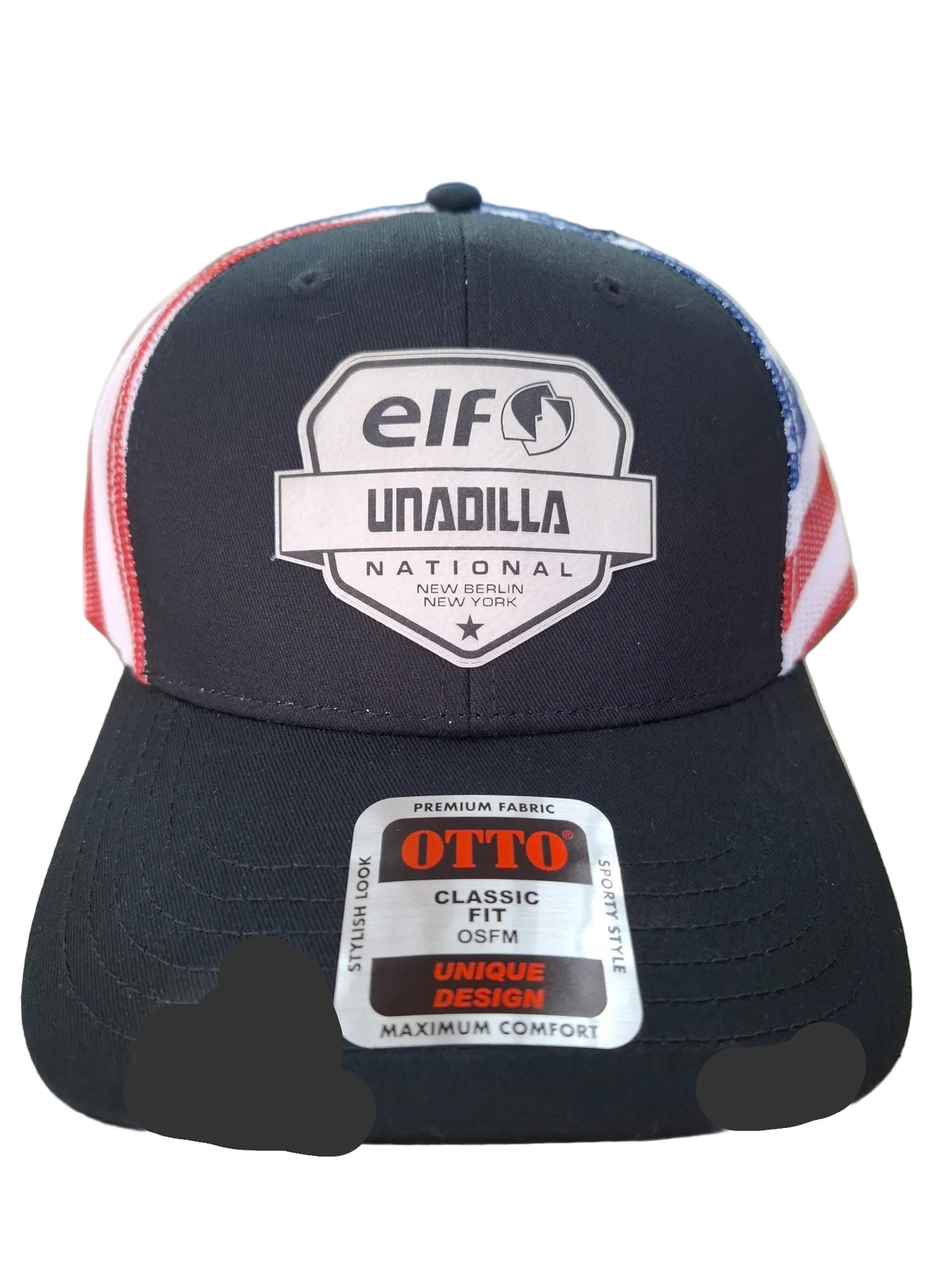 26 MX Unadilla Black / Flag Hat