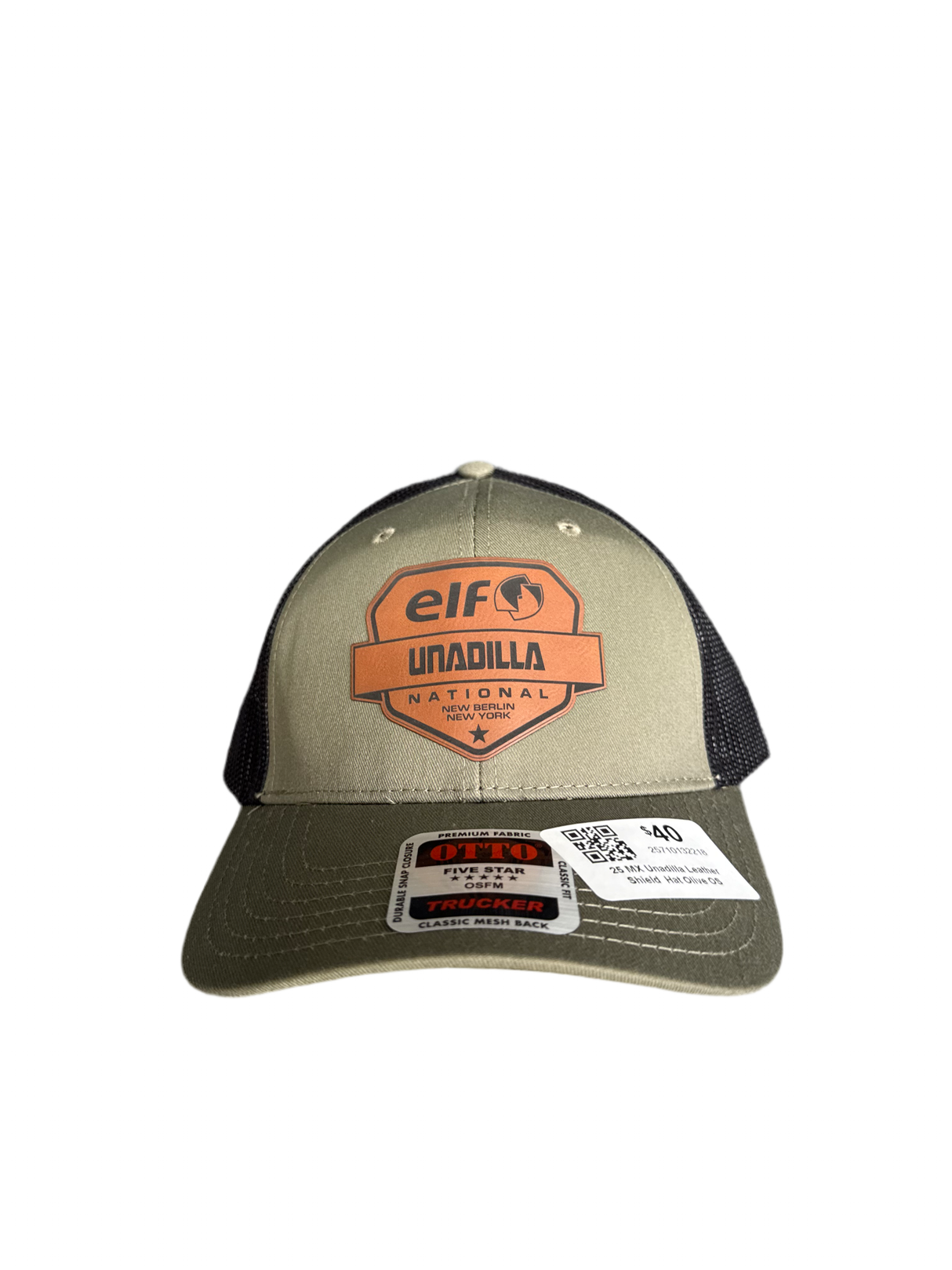 25 MX Unadilla Leather Shield Hat