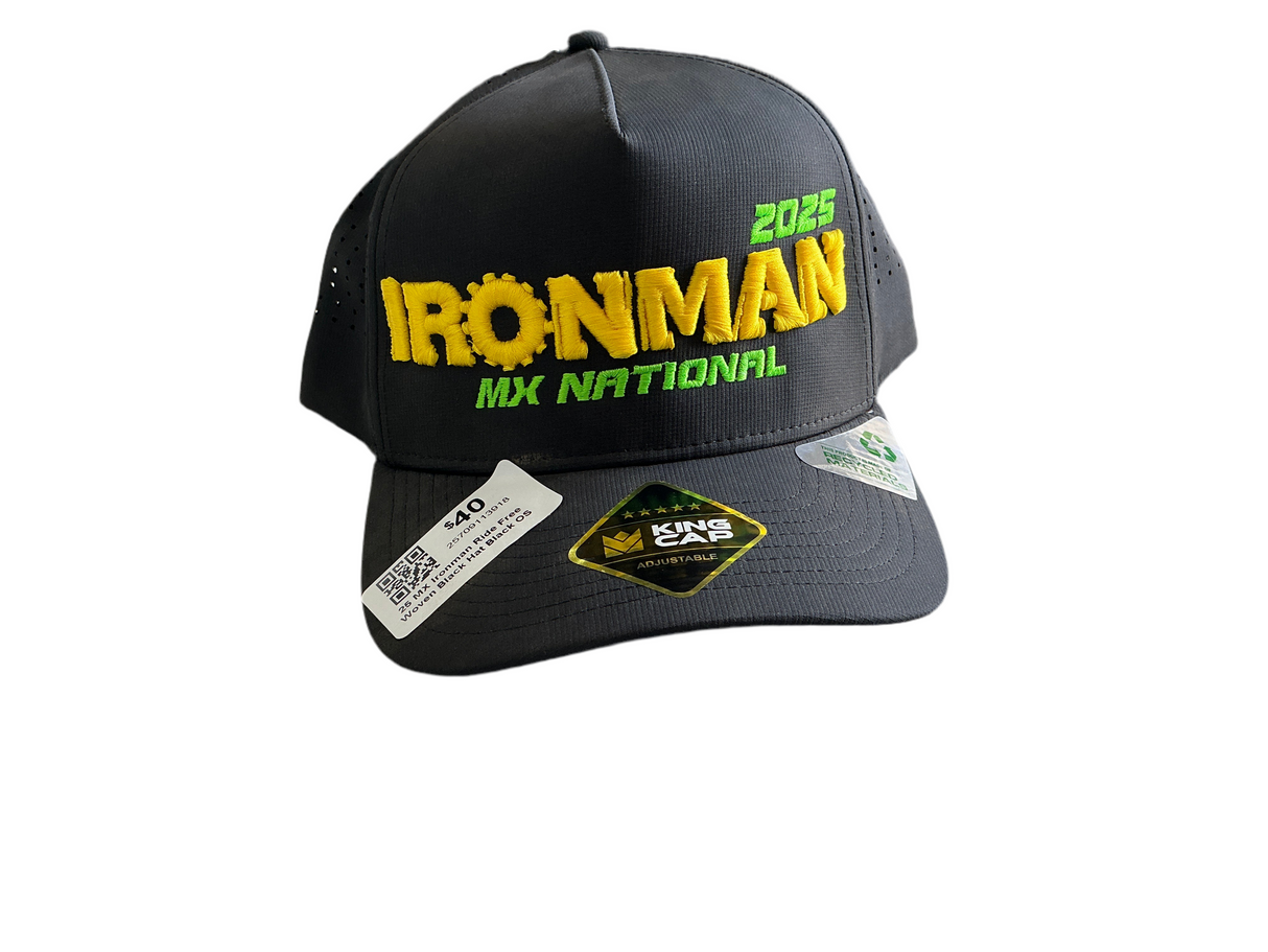 25 MX Ironman Black Hat