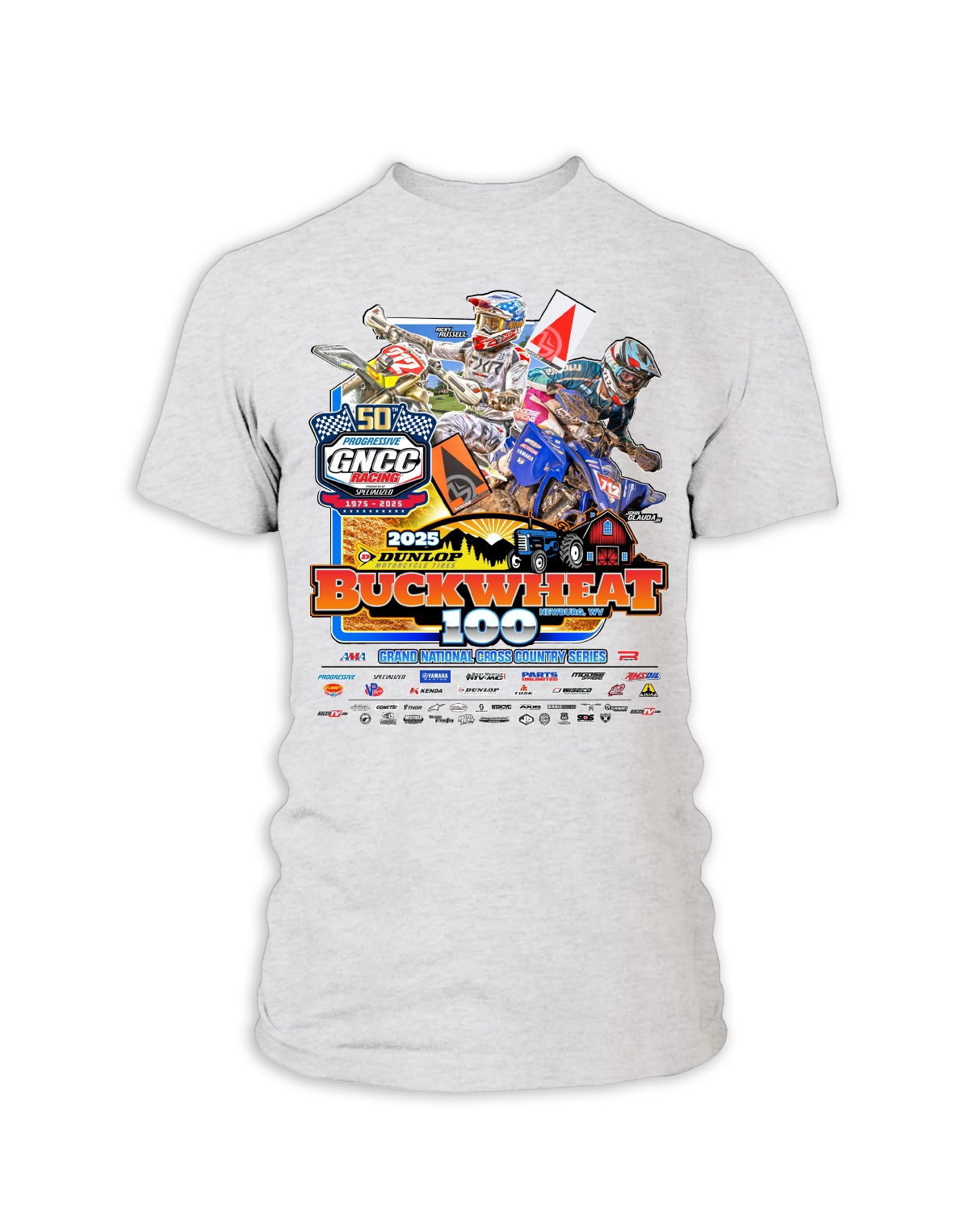 25 GNCC Buckwheat Event Tee Youth