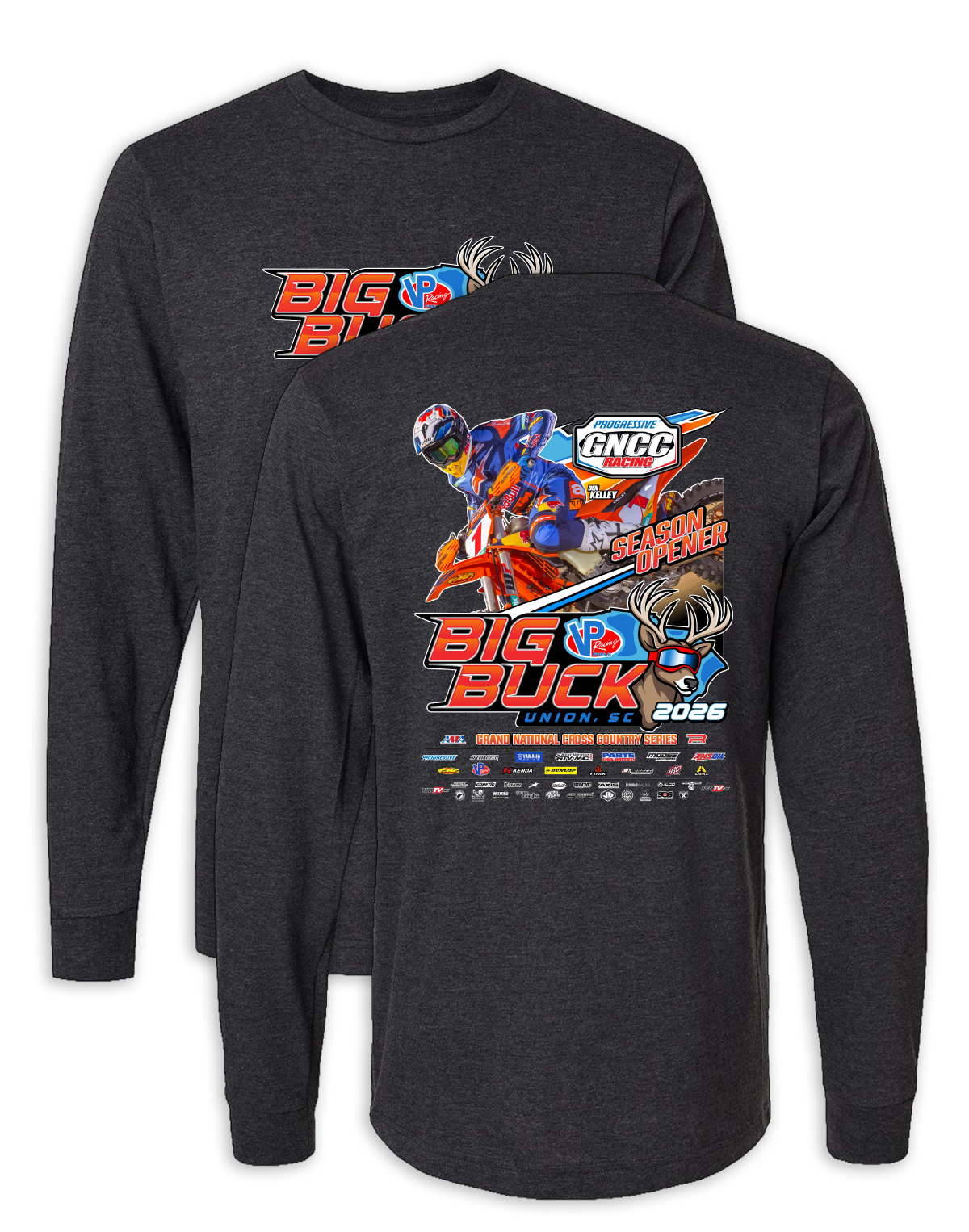 26 GNCC Big Buck Event Tee Bike