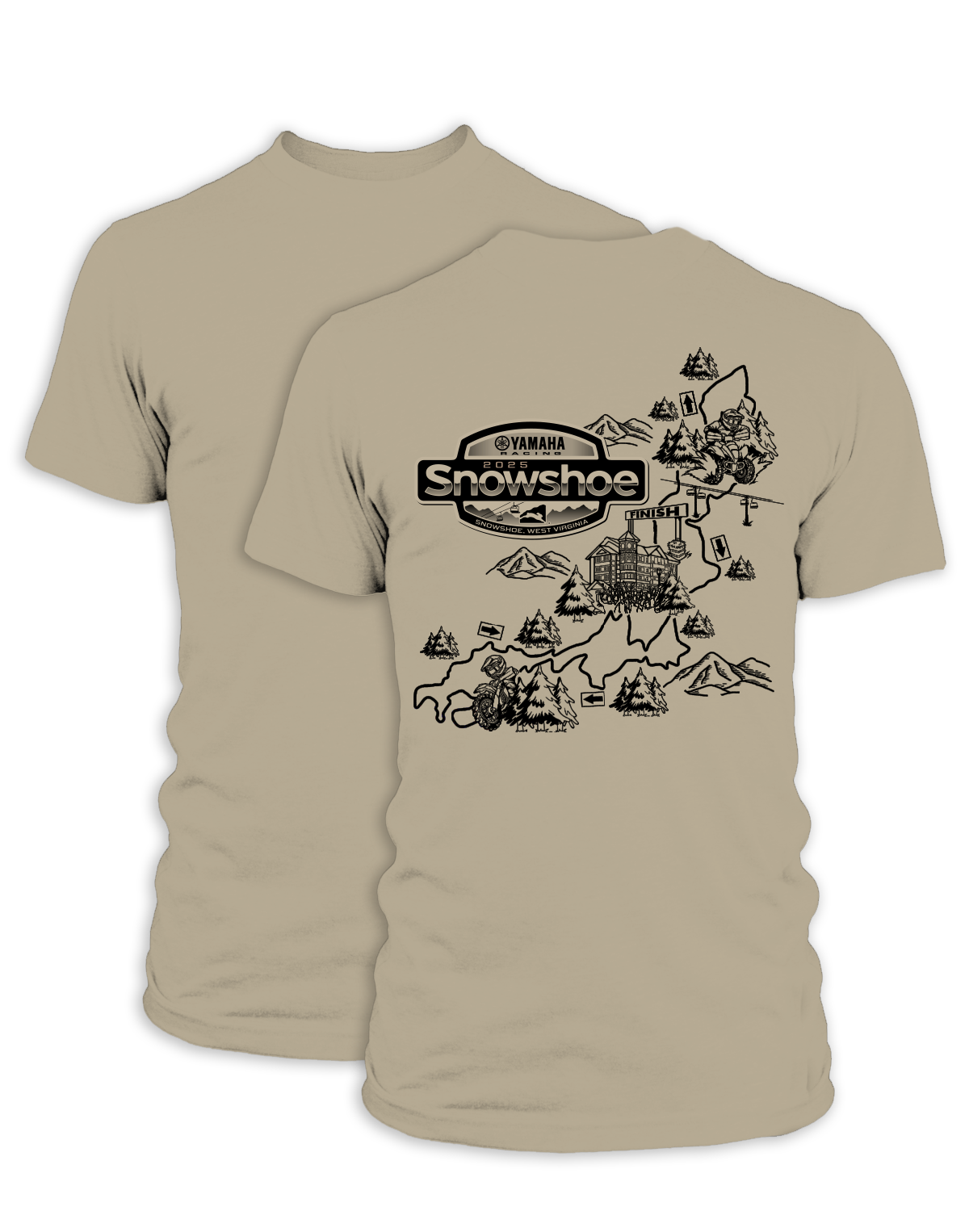 25 GNCC Snowshoe Track Map Specialty