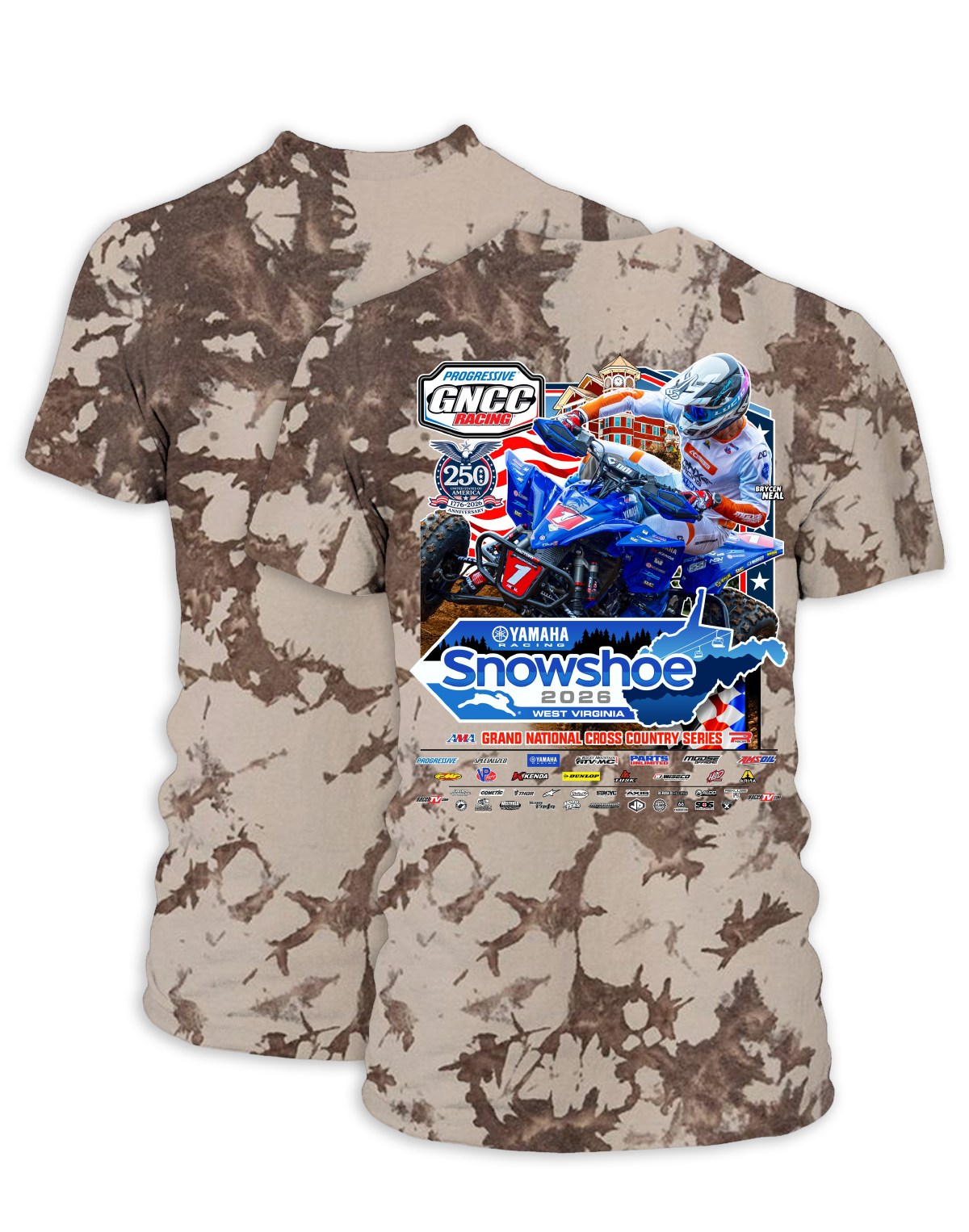 26 GNCC Snowshoe Event Tee ATV