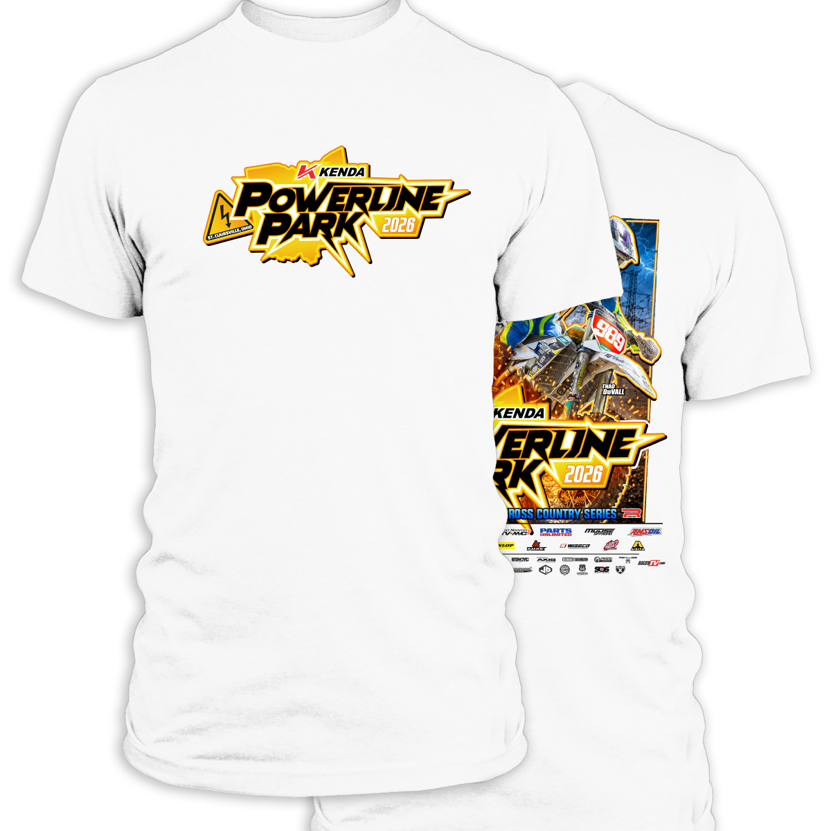 TRANSPORT × TIL DSN™︎ 2026 TEE 26 GNCC Powerline Park Event Tee Bike – MOTOTEES