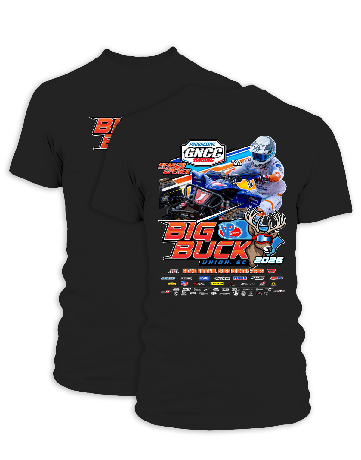26 GNCC Big Buck Event Tee ATV