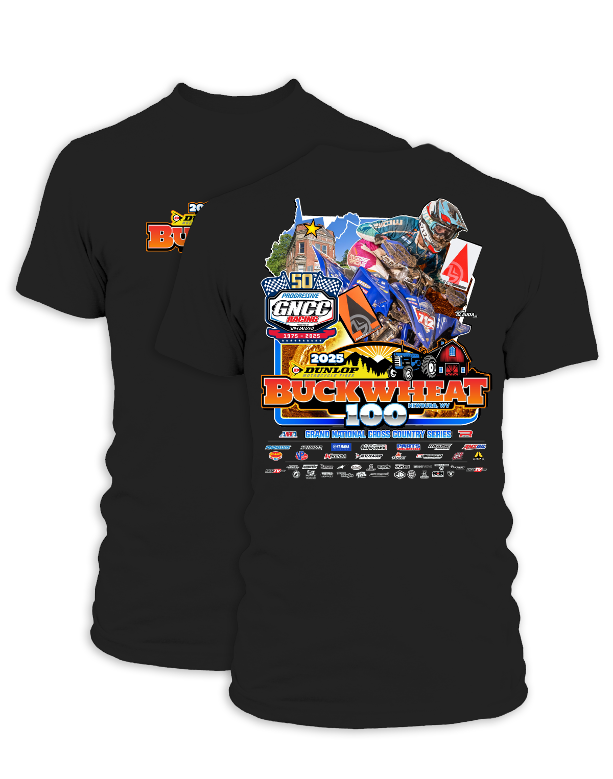 25 GNCC Buckwheat Event Tee ATV