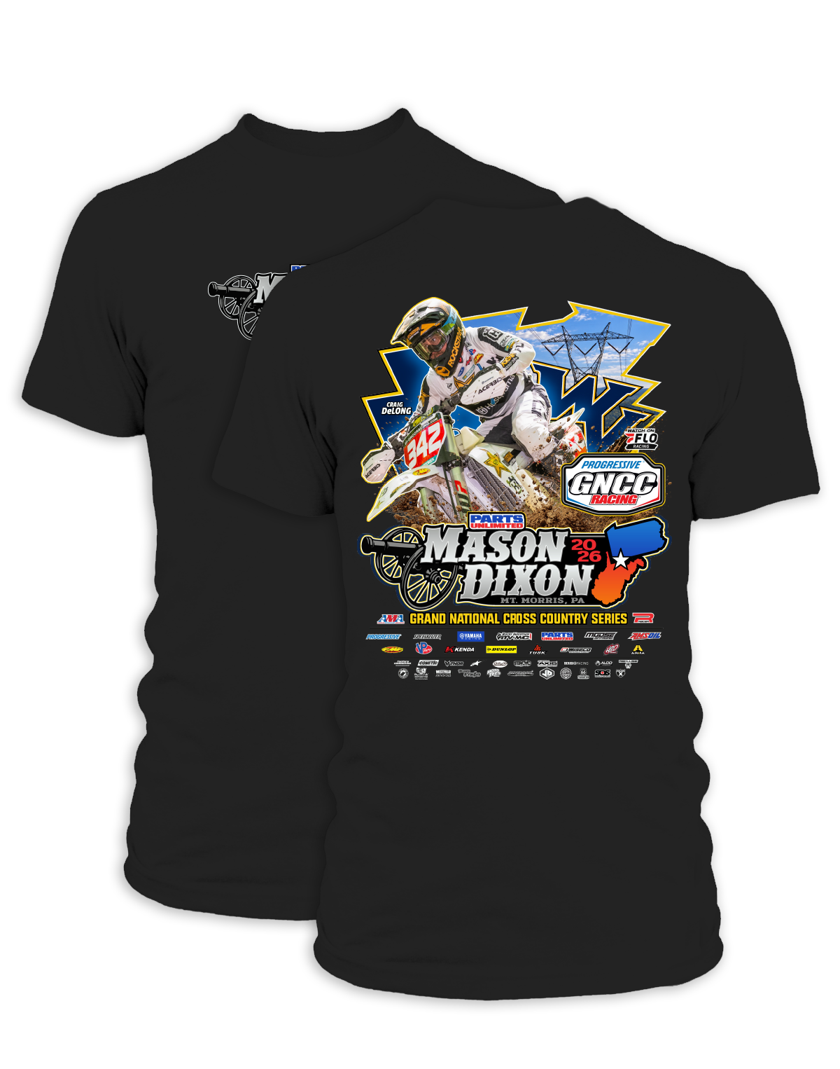 26 GNCC Mason Dixon Event Tee Bike