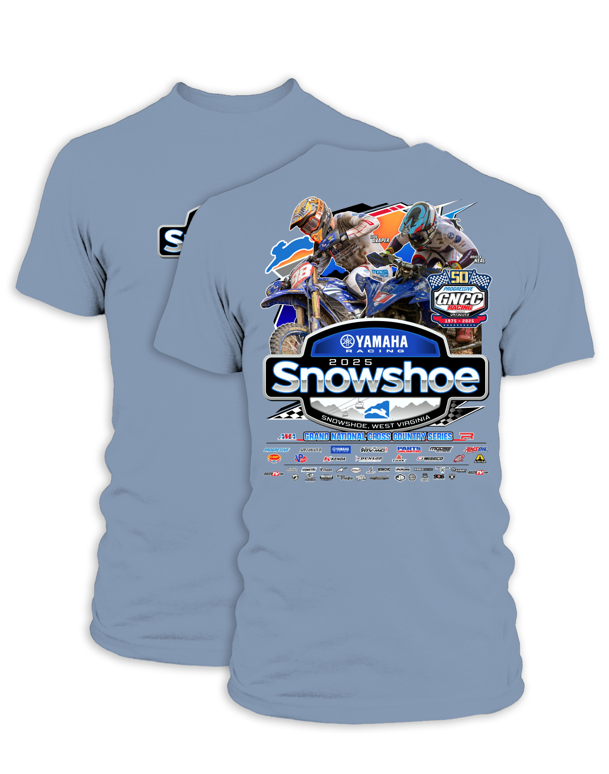 25 GNCC Snowshoe Event Combined Short Sleeve