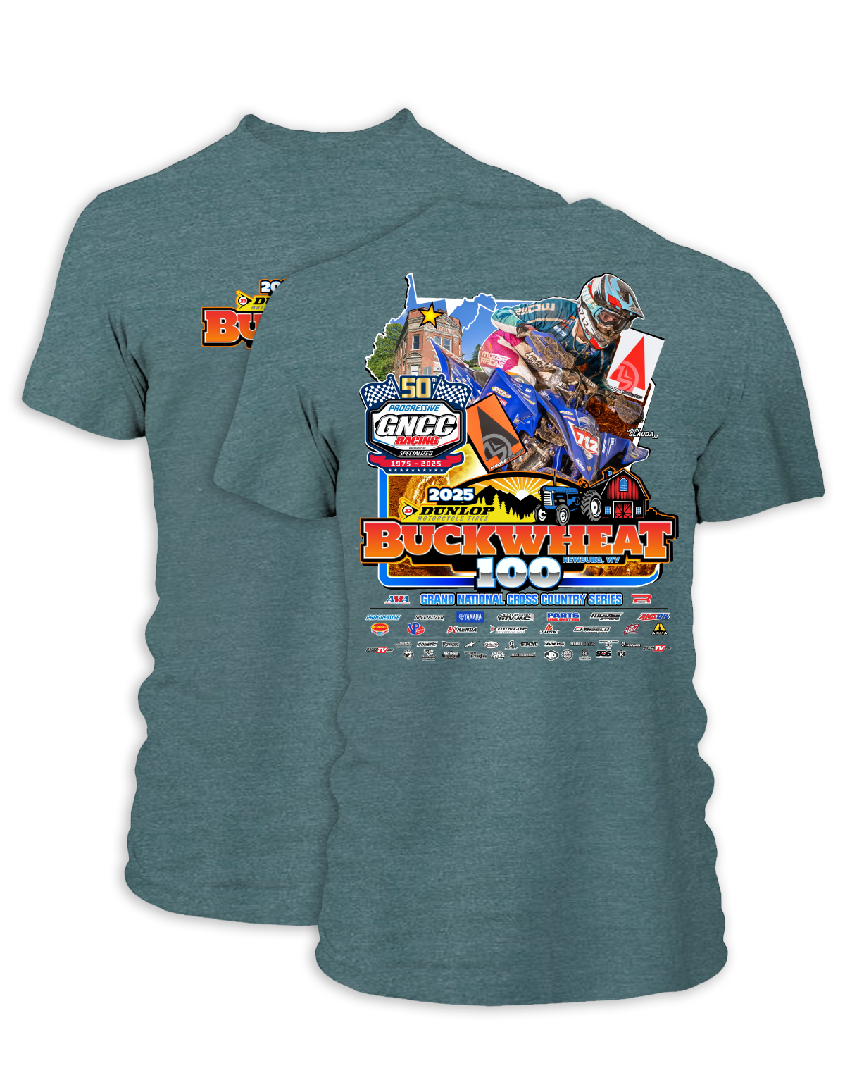 25 GNCC Buckwheat Event Tee ATV