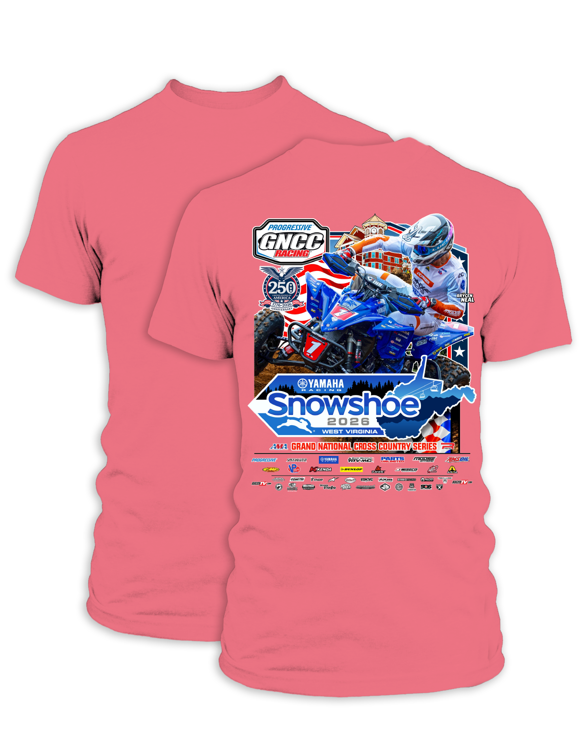 26 GNCC Snowshoe Event Tee ATV