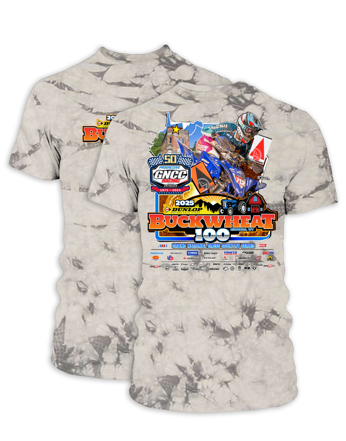 25 GNCC Buckwheat Event Tee ATV