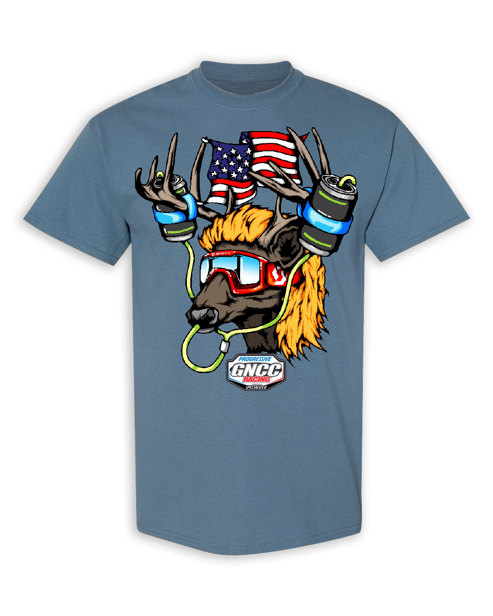 GNCC Series Deer Head T-Shirt