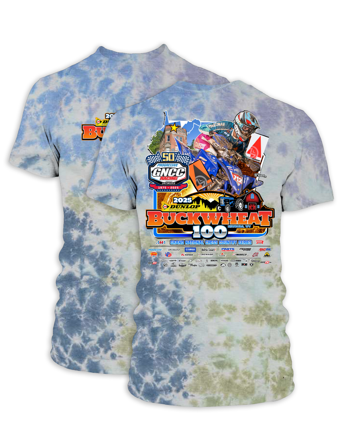 25 GNCC Buckwheat Event Tee ATV