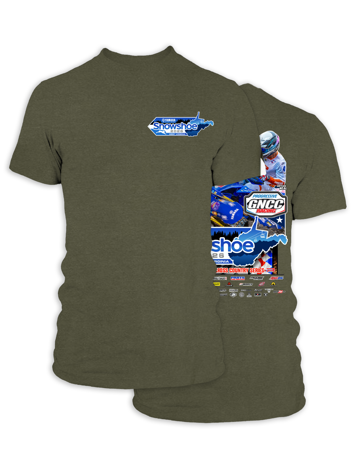 26 GNCC Snowshoe Combined Event Tee