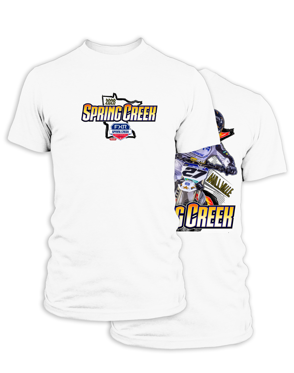 26 MX Spring Creek Main Adult Event T-Shirt