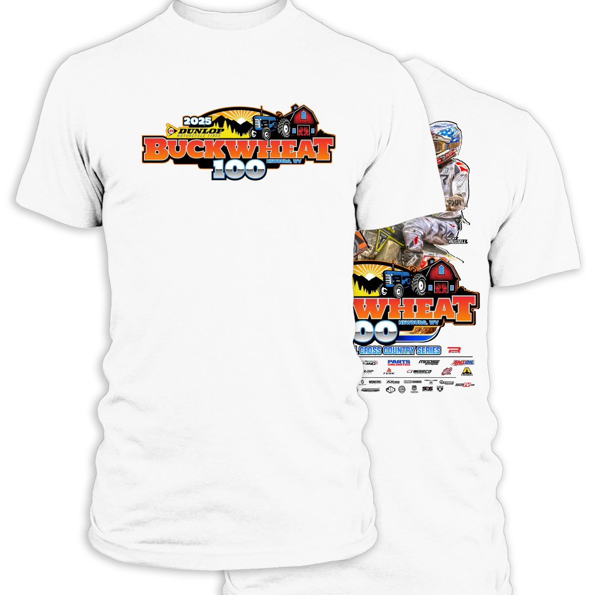 25 GNCC Buckwheat Event Tee Bike – MOTOTEES