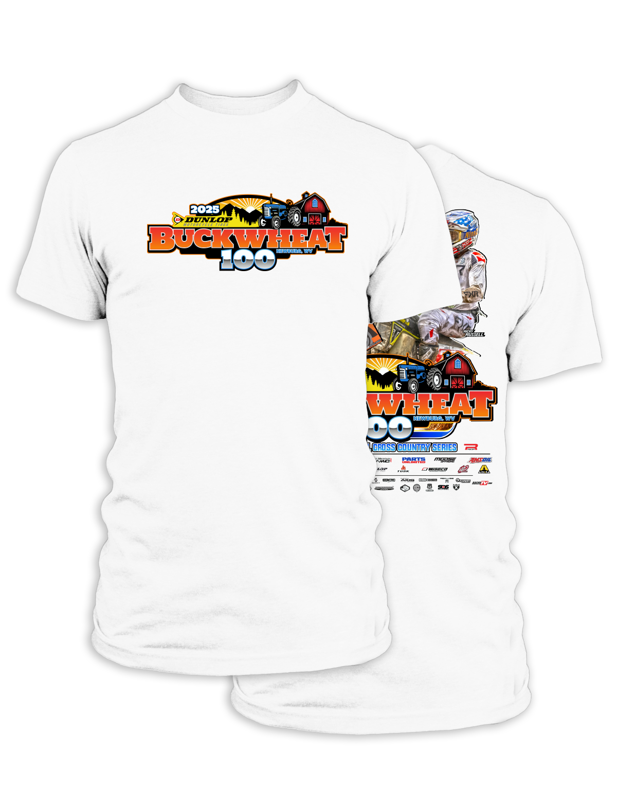 25 GNCC Buckwheat Event Tee Bike