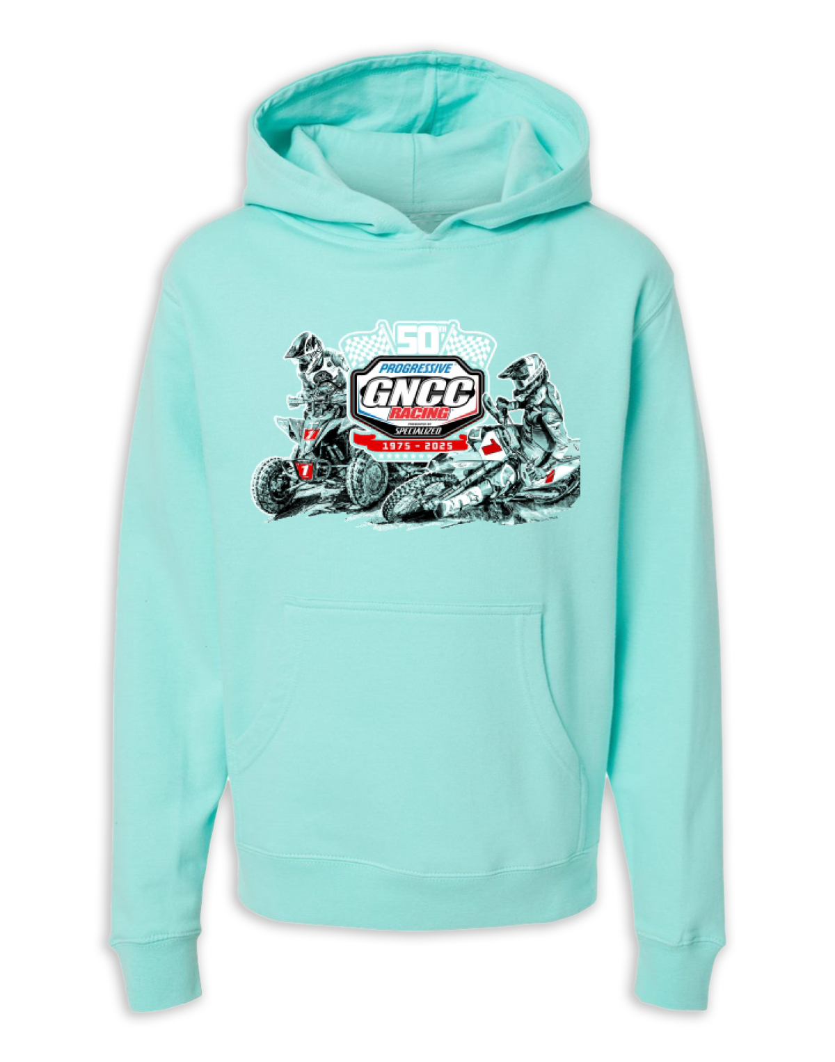 25 GNCC Series Cloudy Days Mint Sweatshirt Youth