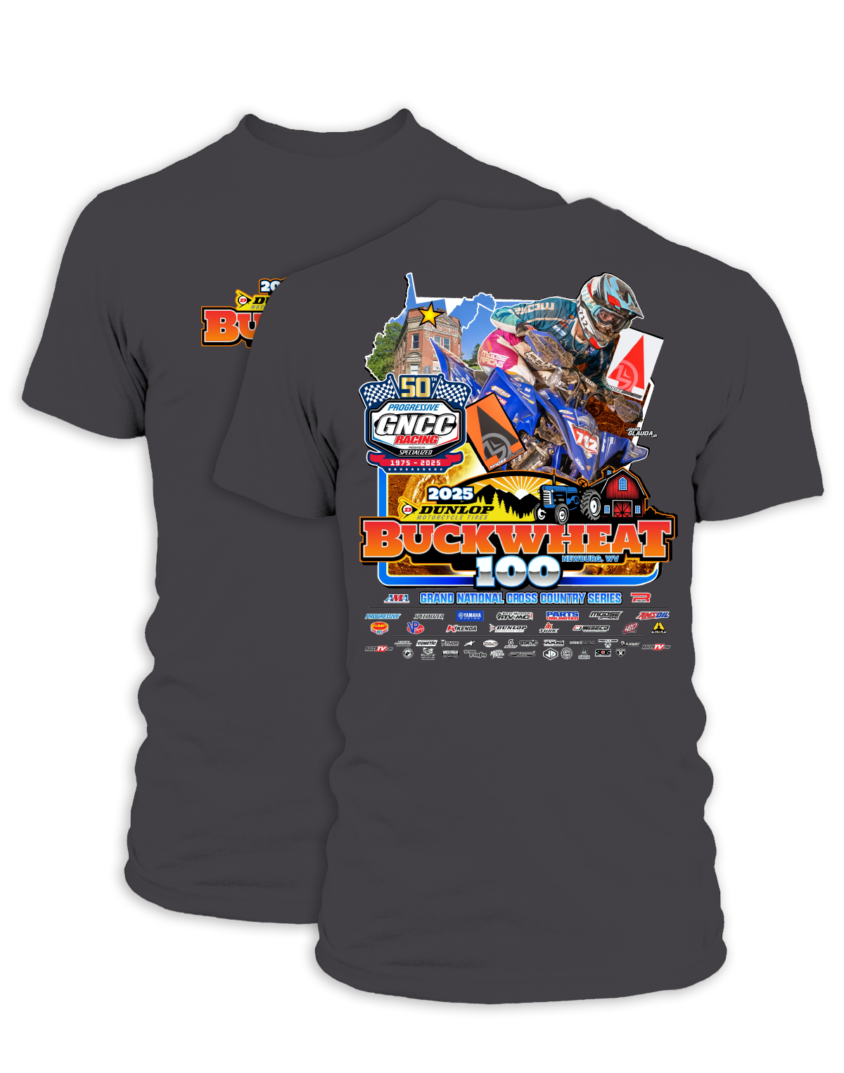 25 GNCC Buckwheat Event Tee ATV