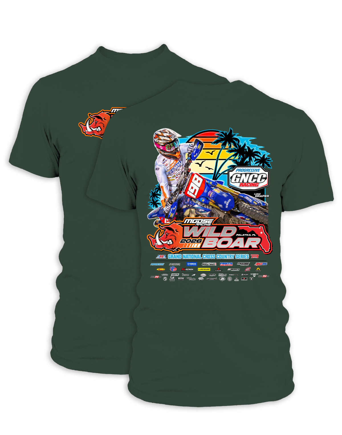 26 GNCC Wild Boar Event Tee Bike