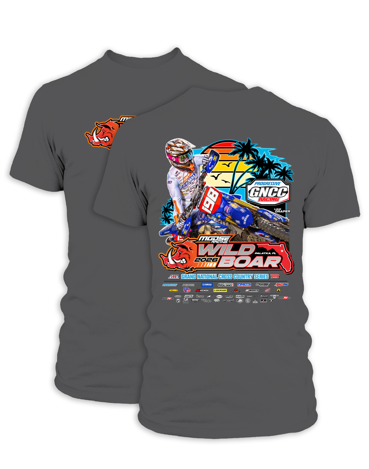 26 GNCC Wild Boar Event Tee Bike