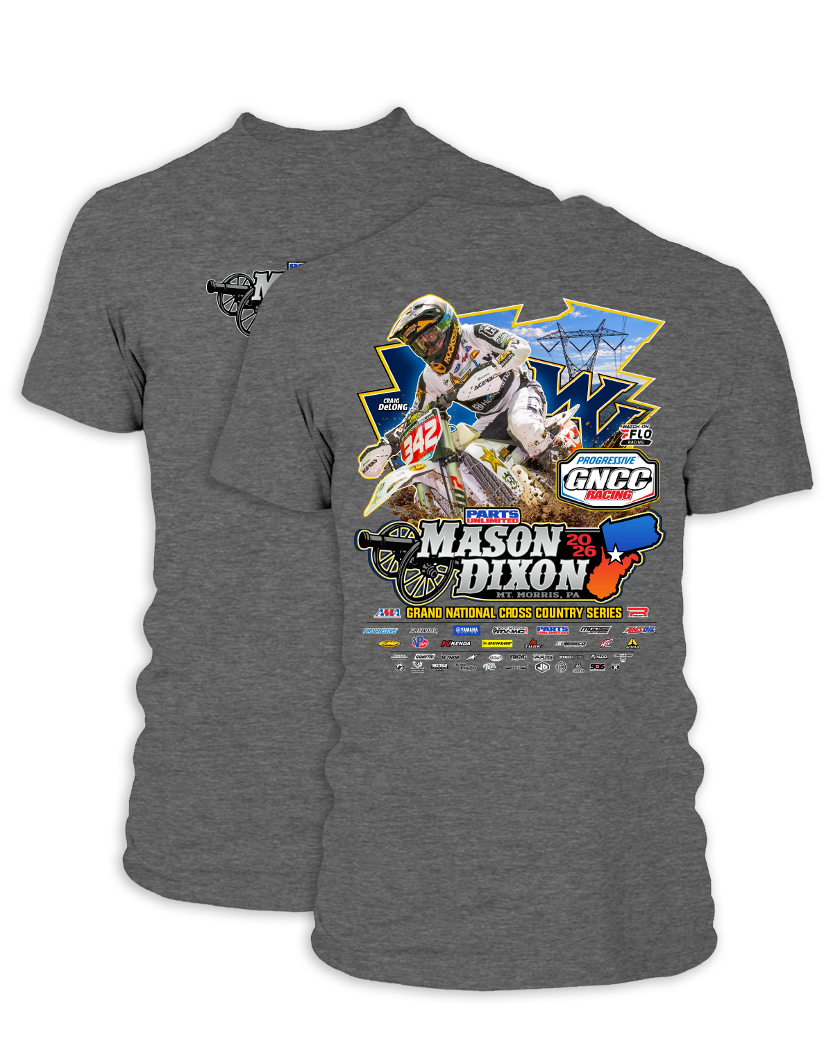 26 GNCC Mason Dixon Event Tee Bike