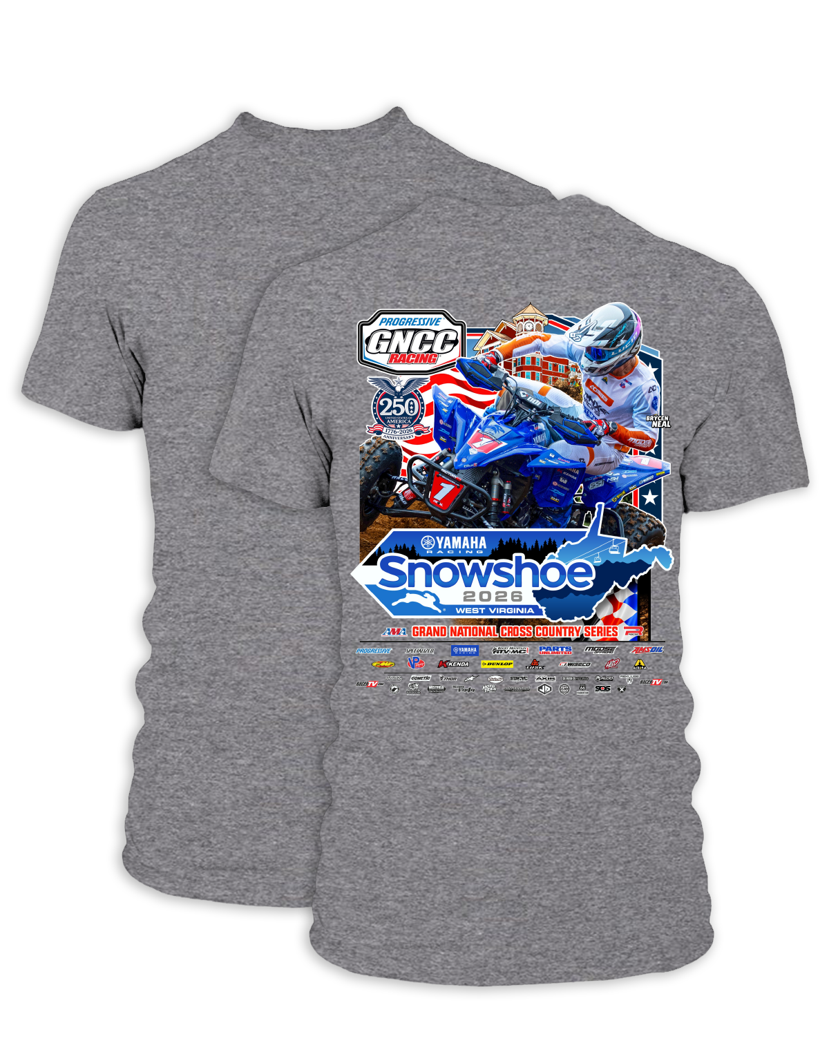 26 GNCC Snowshoe Event Tee ATV