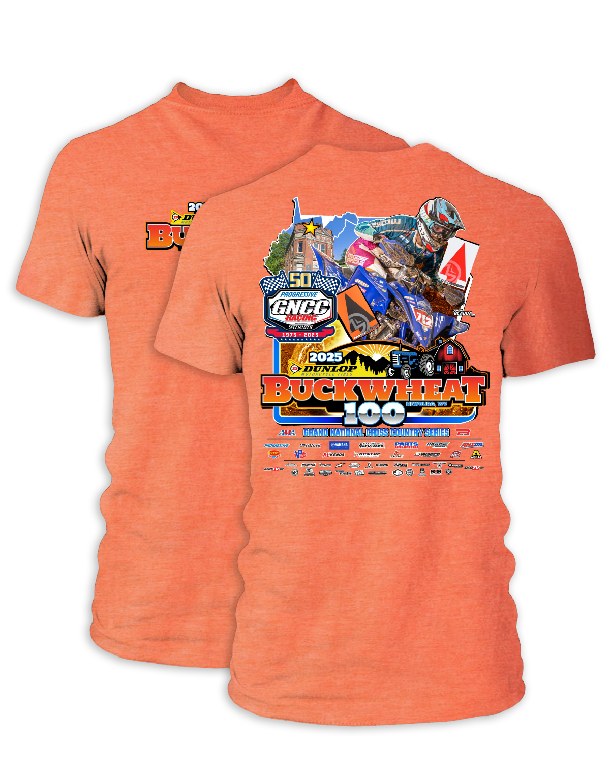 25 GNCC Buckwheat Event Tee ATV