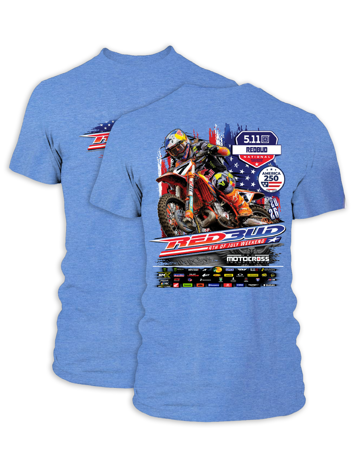 26 MX Redbud Event T-Shirt Adult