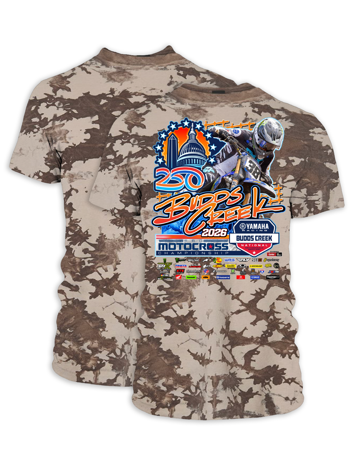 26 MX Budds Creek Main Adult Event T-Shirt