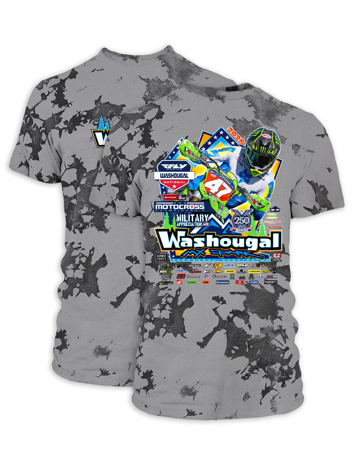 26 MX Washougal Main Adult Event T-Shirt