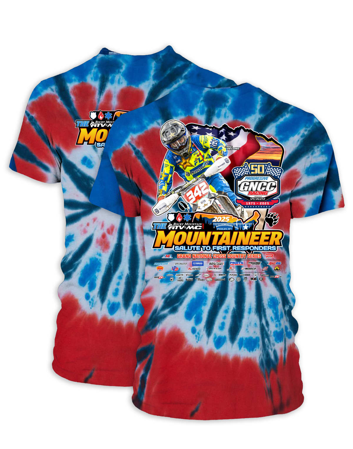 25 GNCC Mountaineer Event Tee Bike