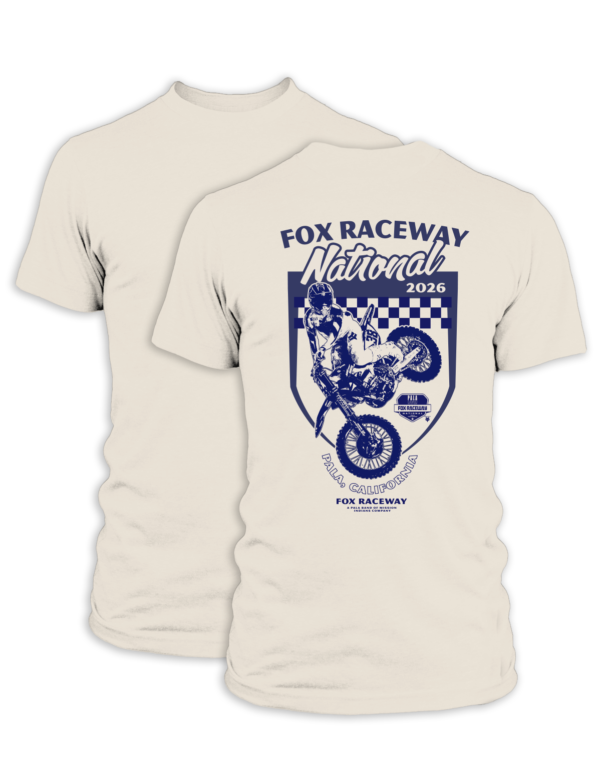 26 MX Pala Checkered Life Adult T-Shirt