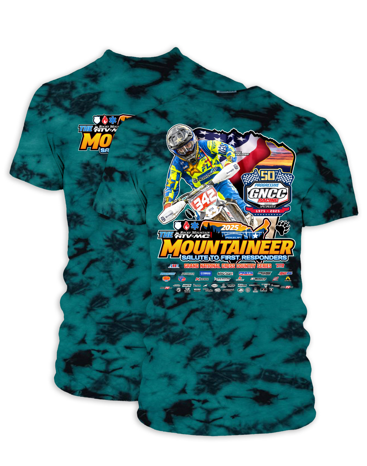 25 GNCC Mountaineer Event Tee Bike