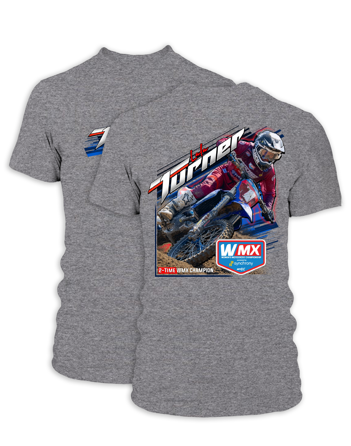 26 MX Lala Turner WMX Adult T-Shirt
