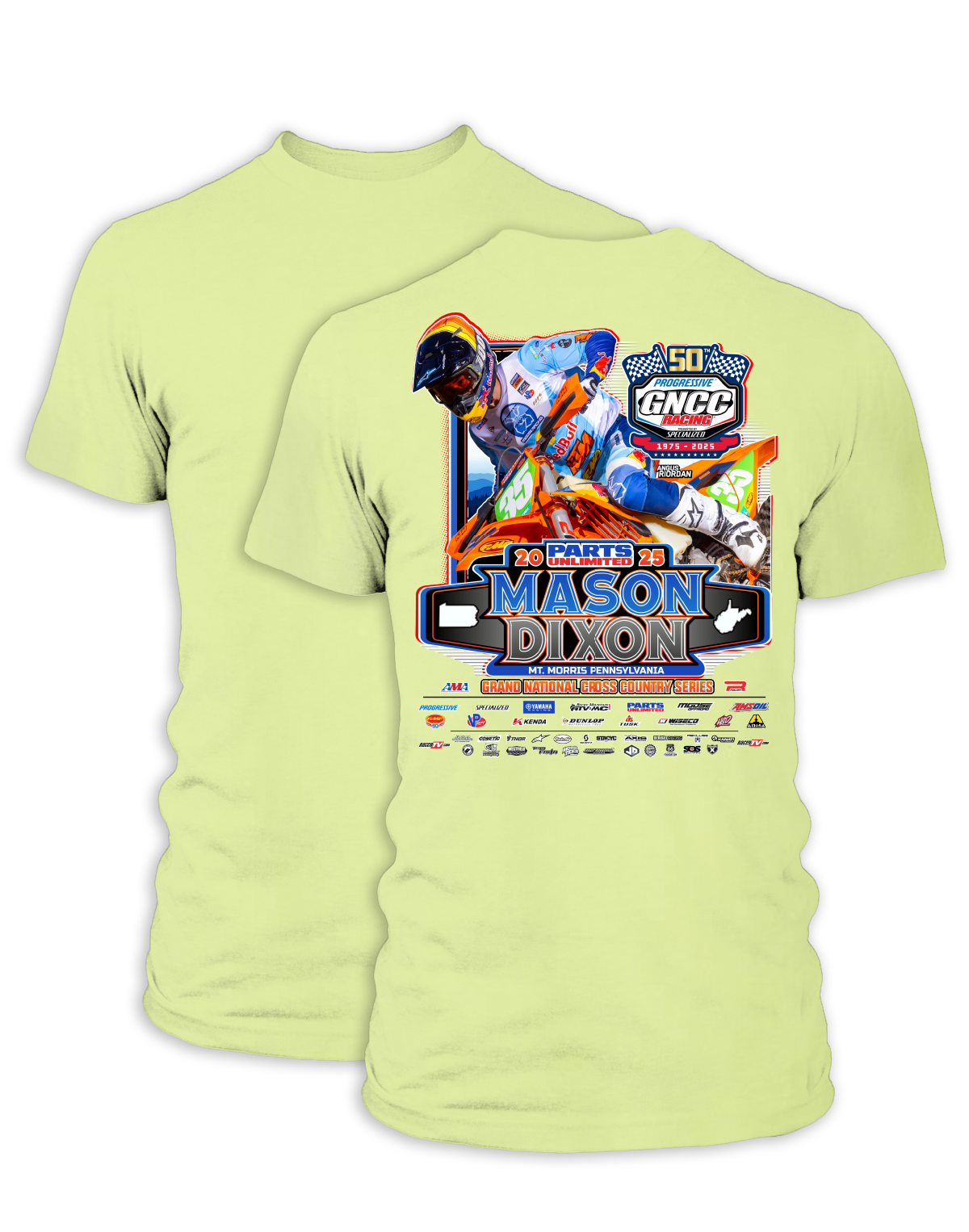 25 GNCC Mason Dixon Event Tee Bike