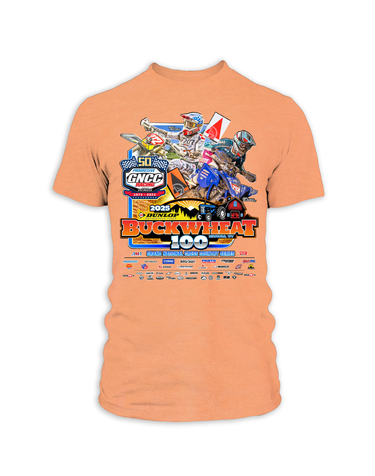 25 GNCC Buckwheat Event Tee Youth
