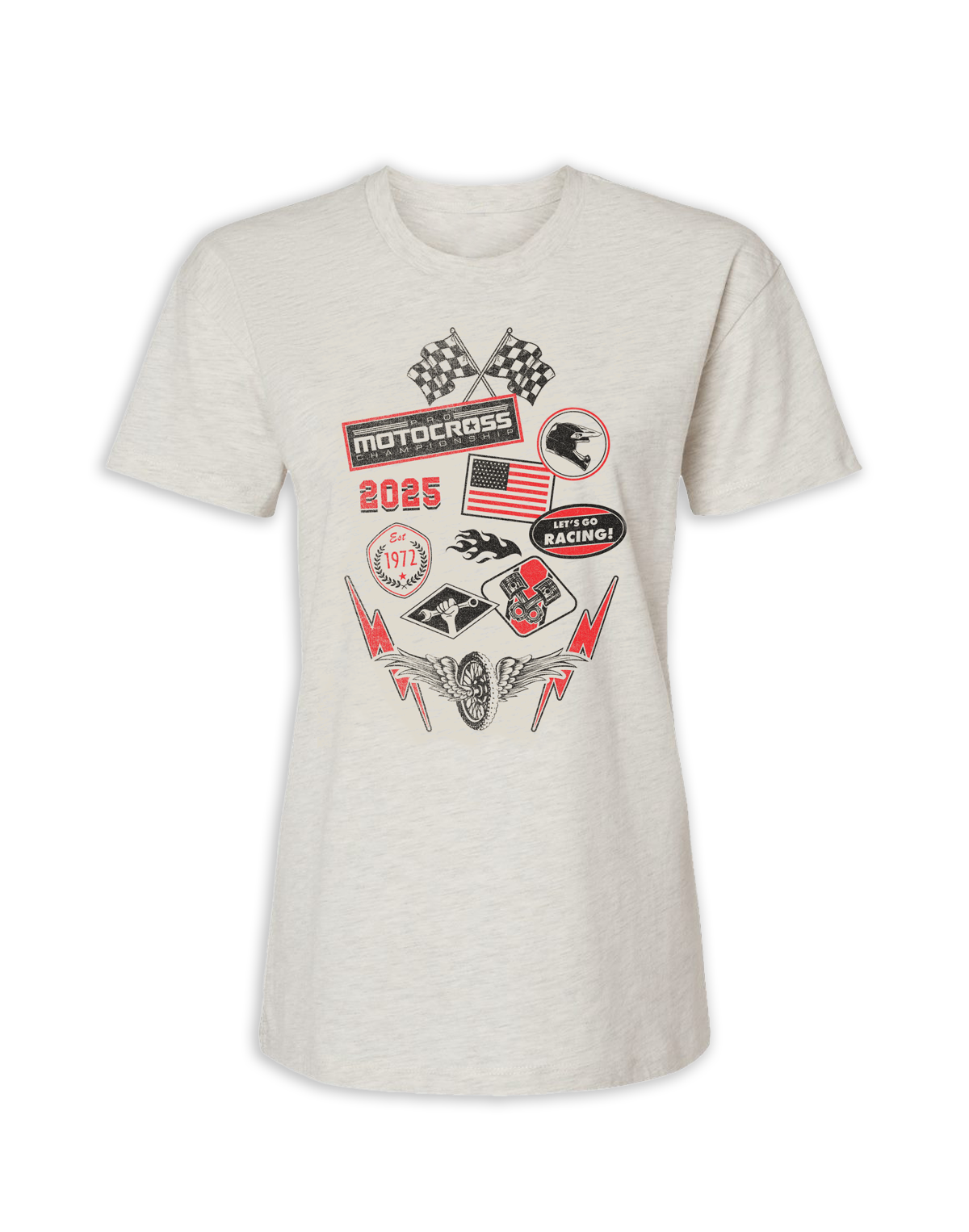 25 MX Series Ladies Patches Tee