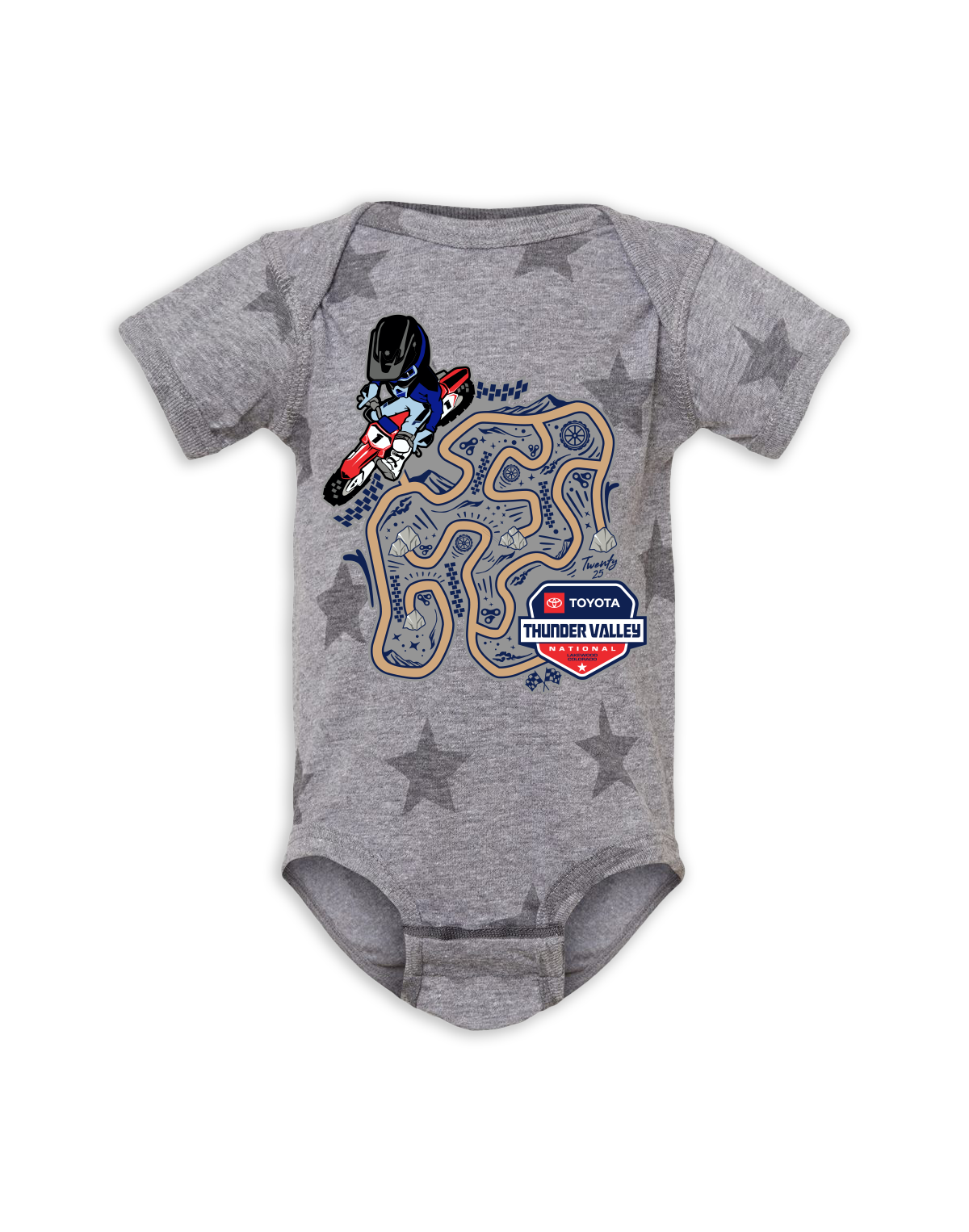 25 MX Thunder Valley Maze Onesie Toddler / Infant