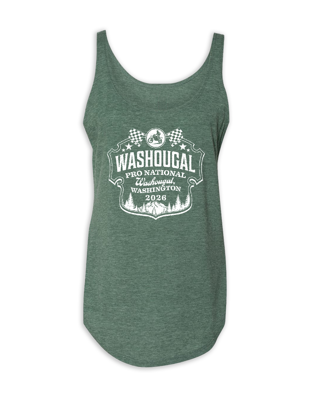 26 MX Washougal Script Ladies Tank