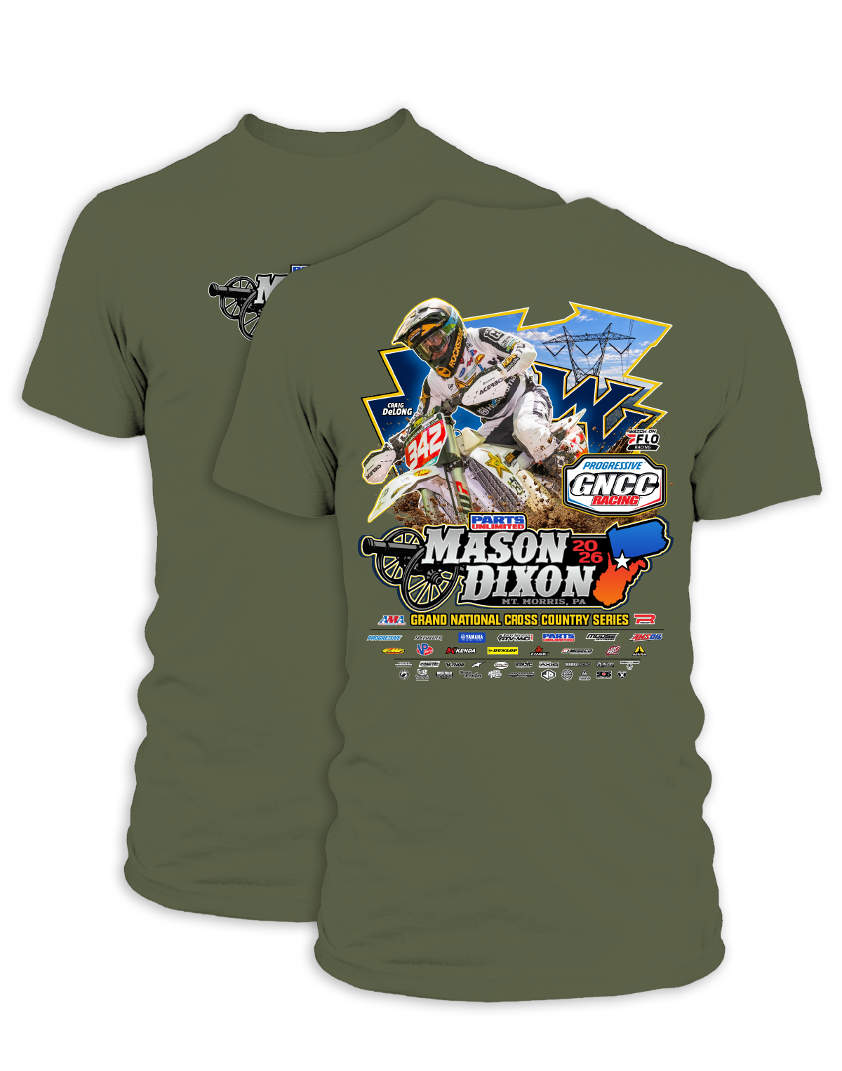 26 GNCC Mason Dixon Event Tee Bike