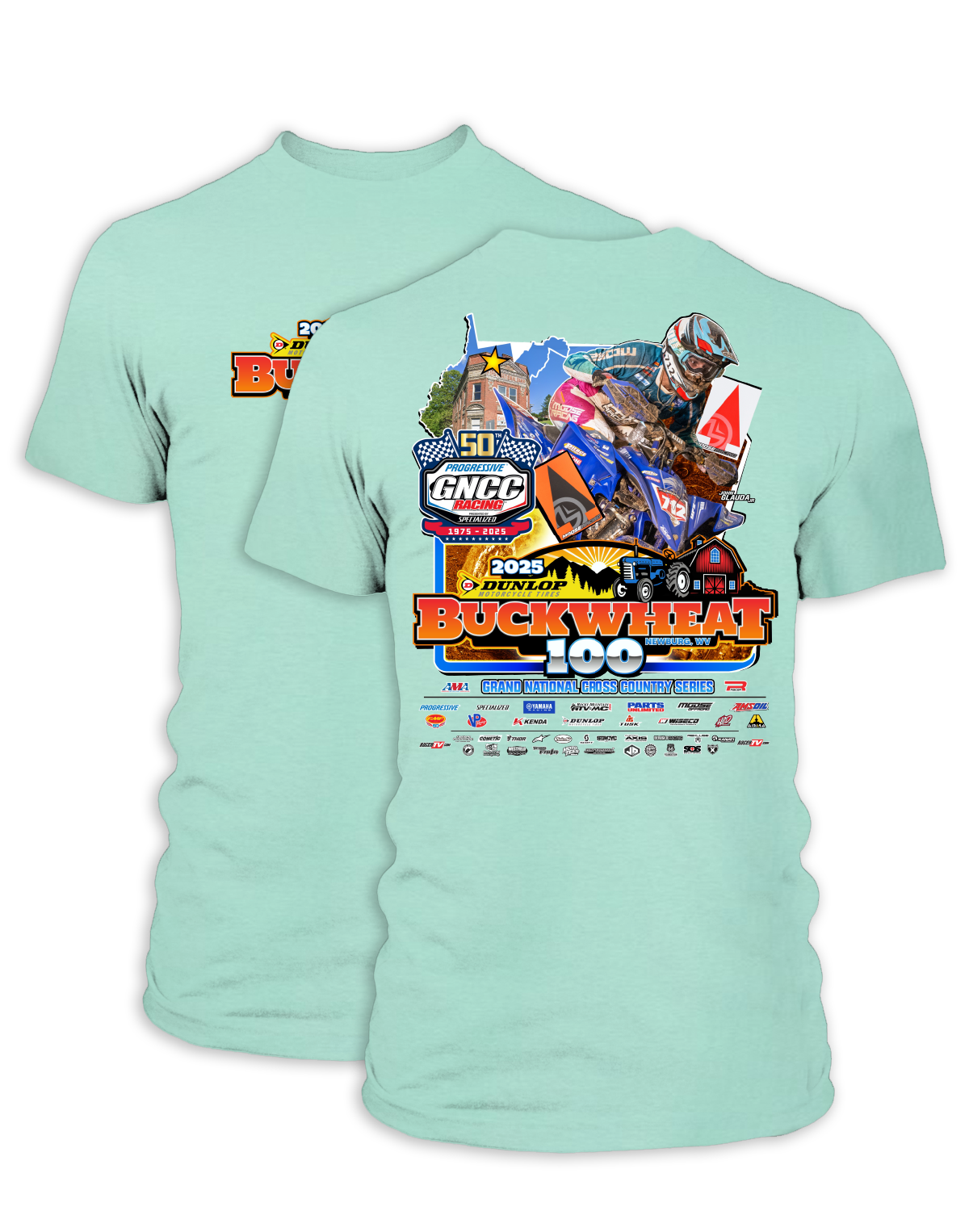 25 GNCC Buckwheat Event Tee ATV