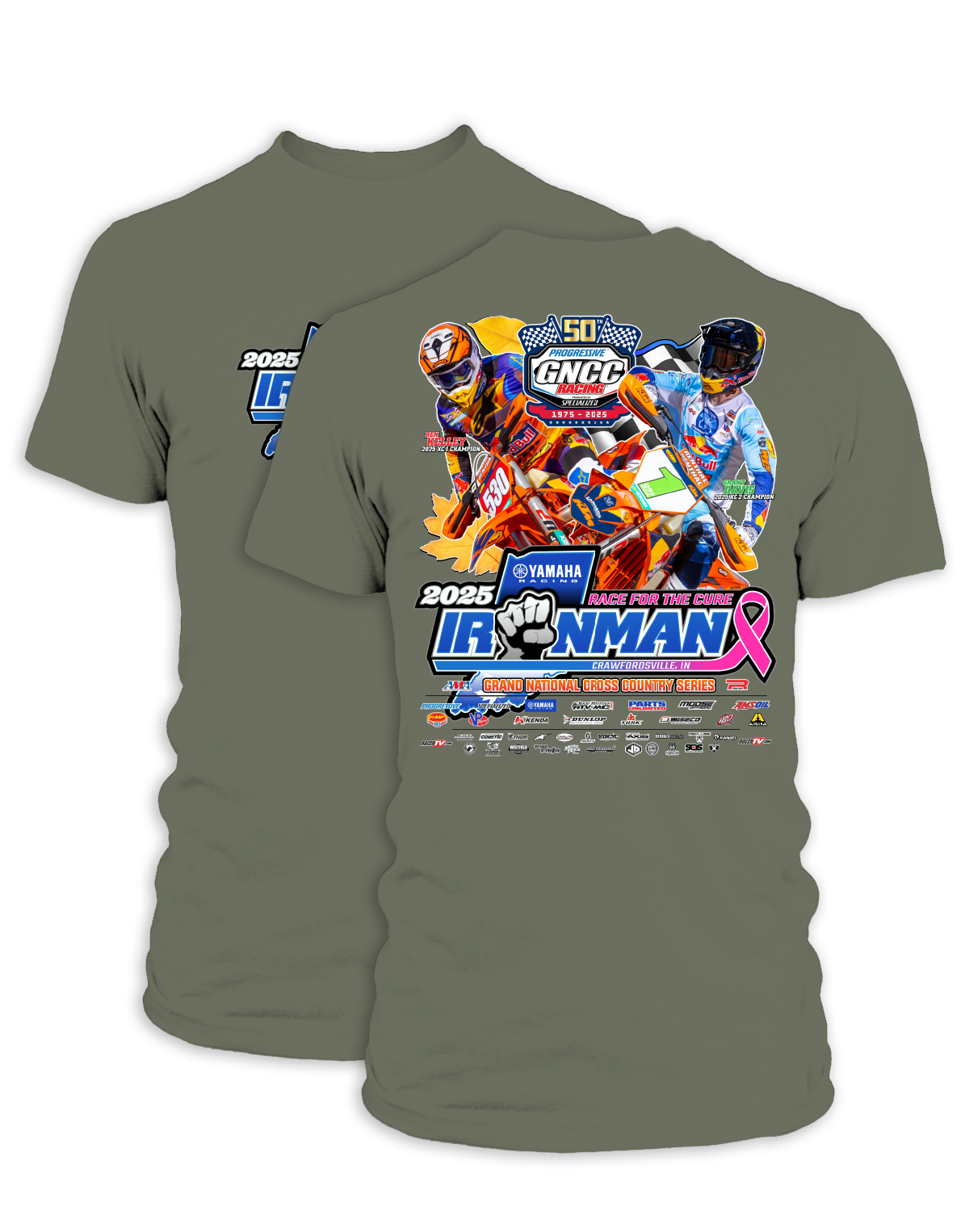 25 GNCC Ironman Event Tee Bike