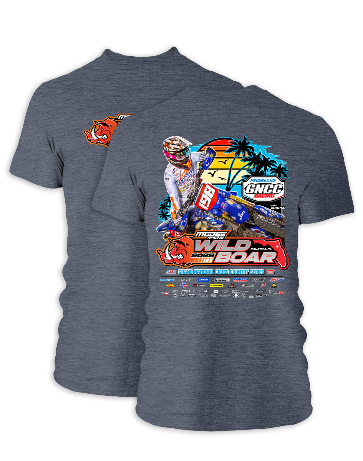 26 GNCC Wild Boar Event Tee Bike