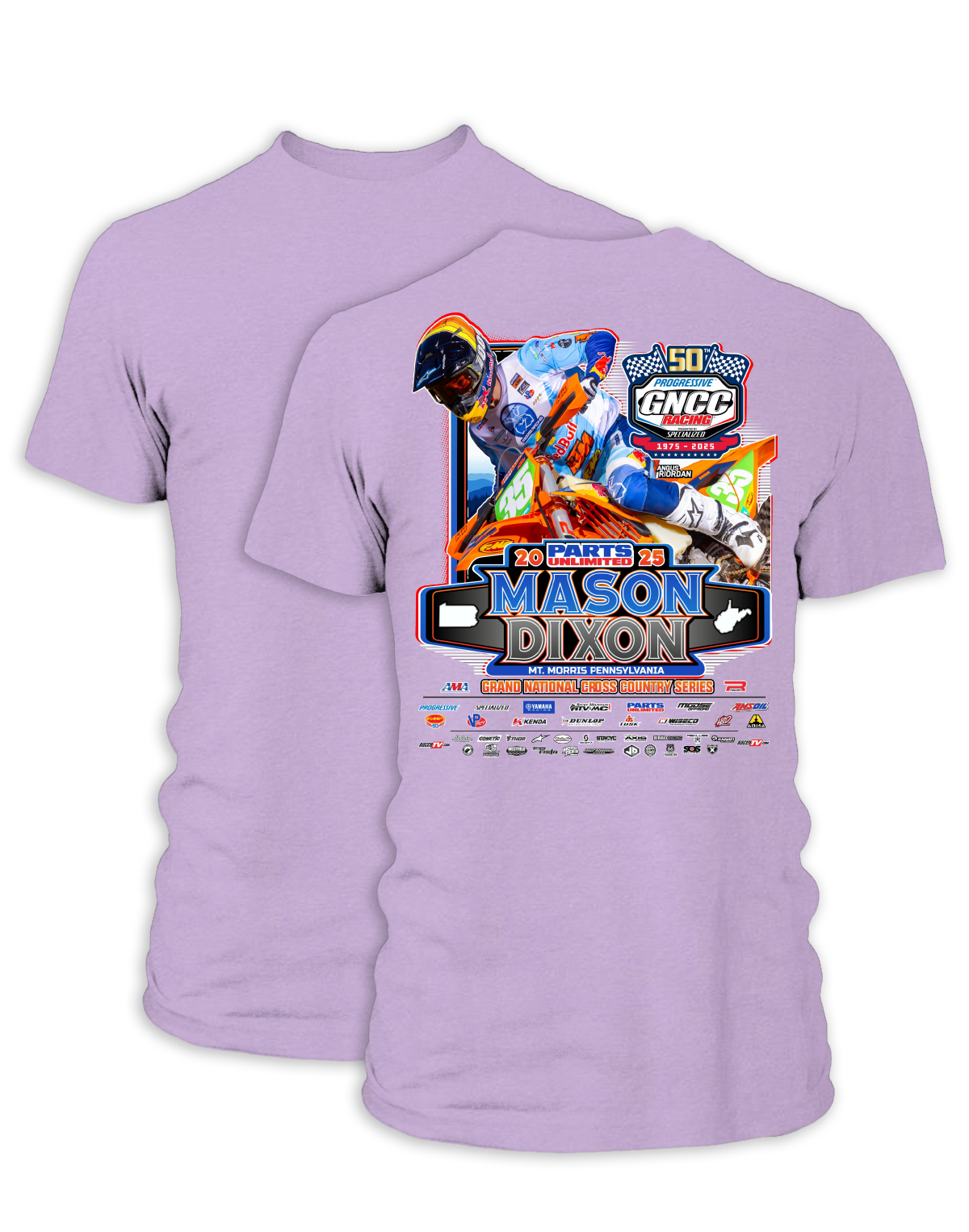 25 GNCC Mason Dixon Event Tee Bike