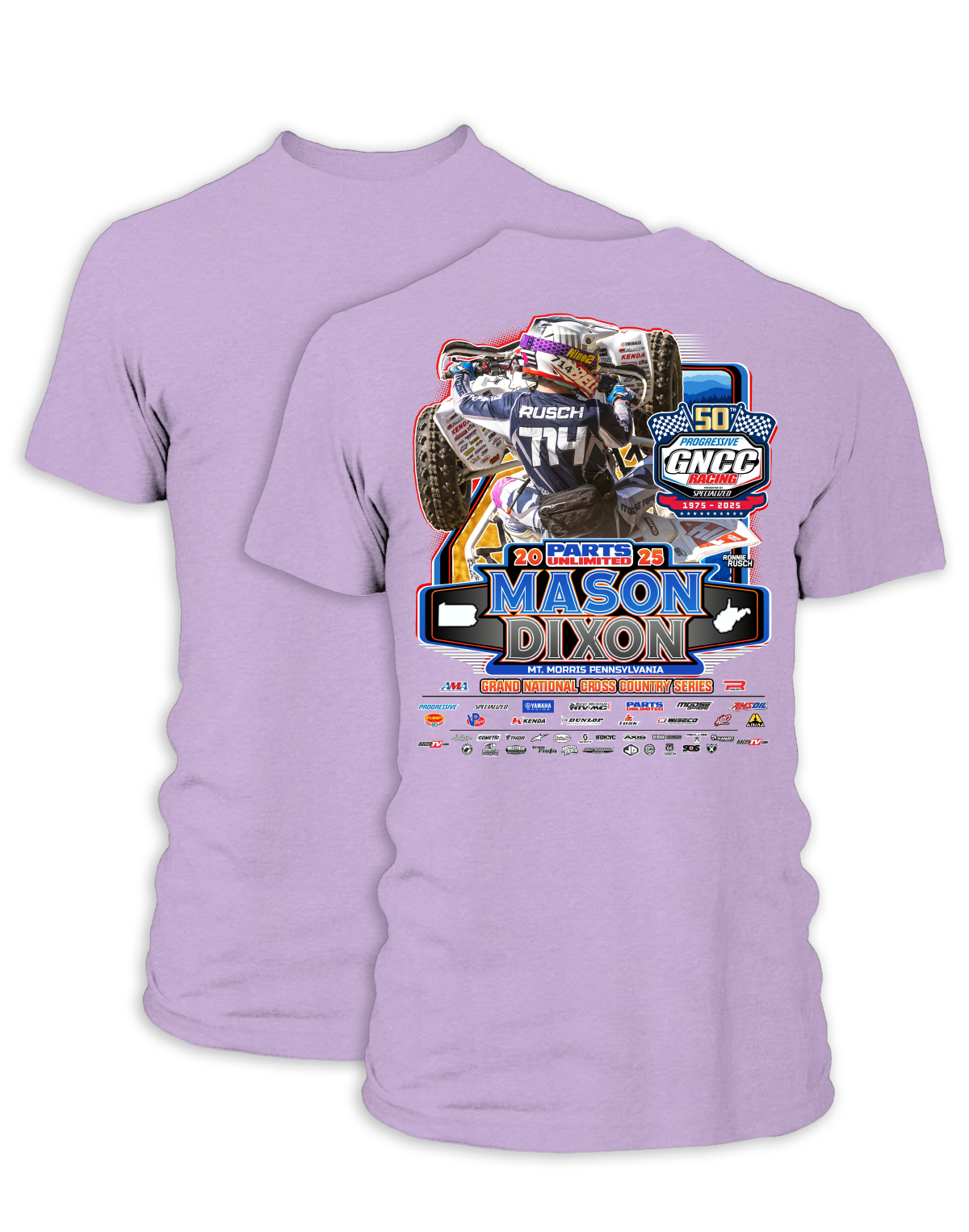 25 GNCC Mason Dixon Event Tee ATV