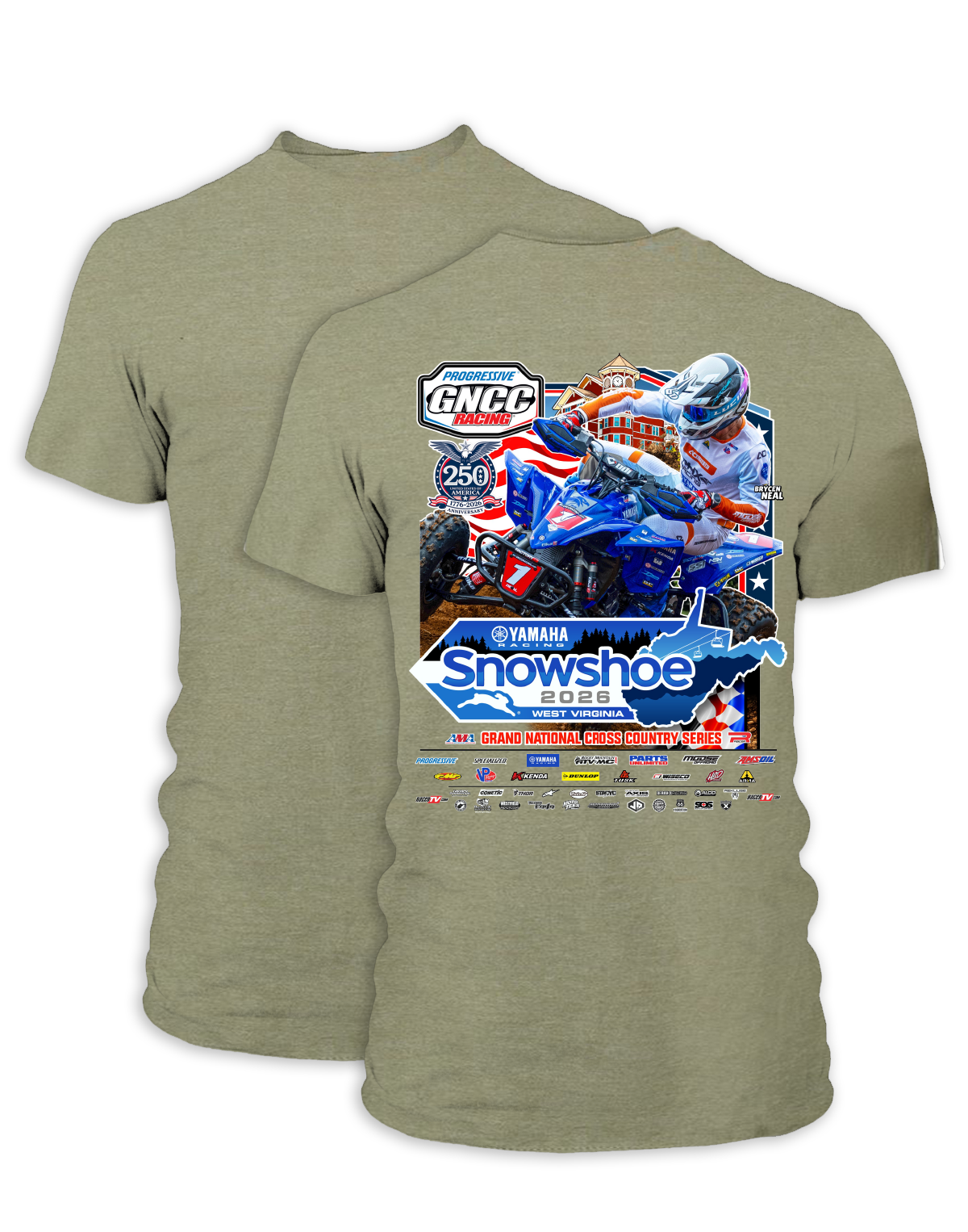 26 GNCC Snowshoe Event Tee ATV