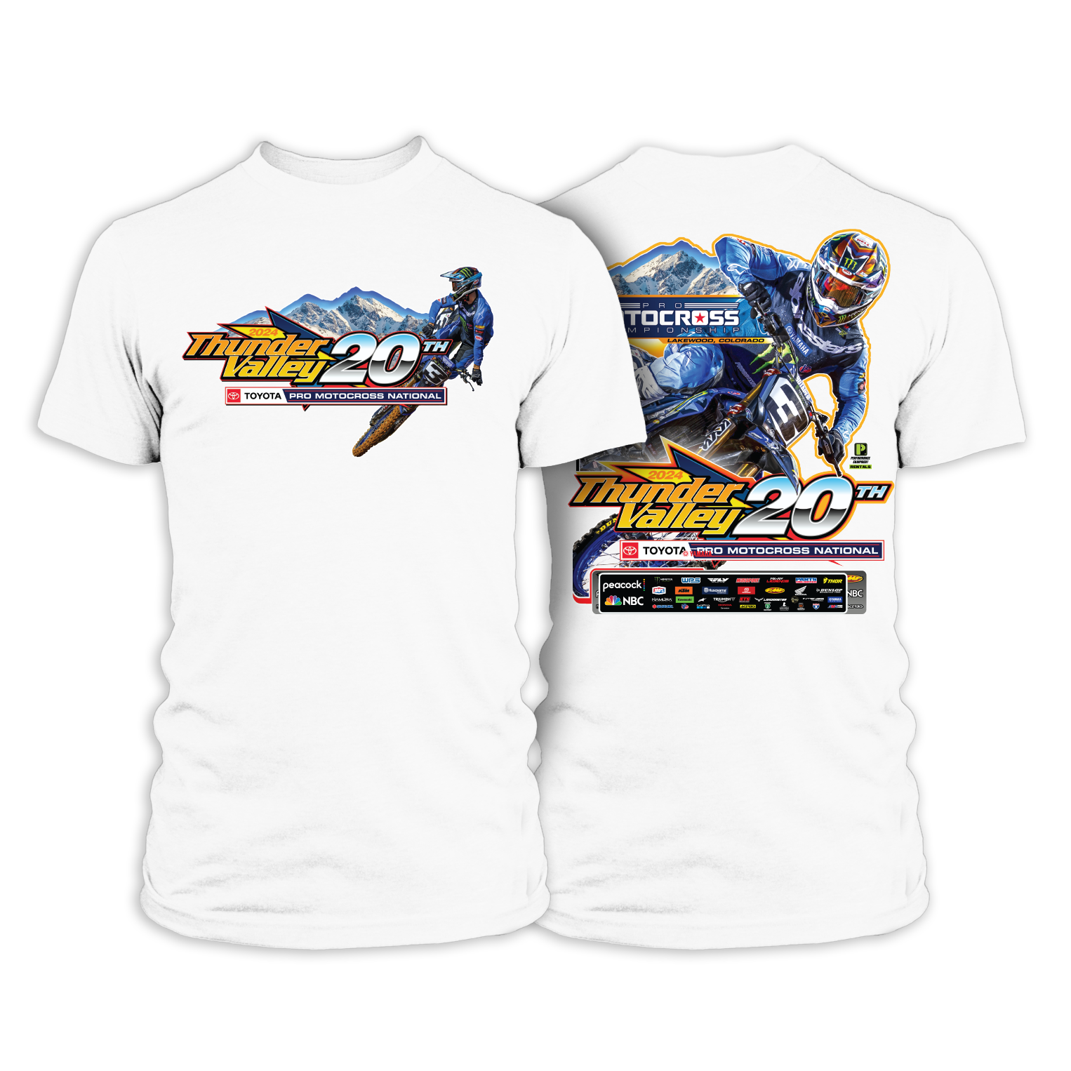 2024 MX Thunder Valley Adult Event TShirts MOTOTEES