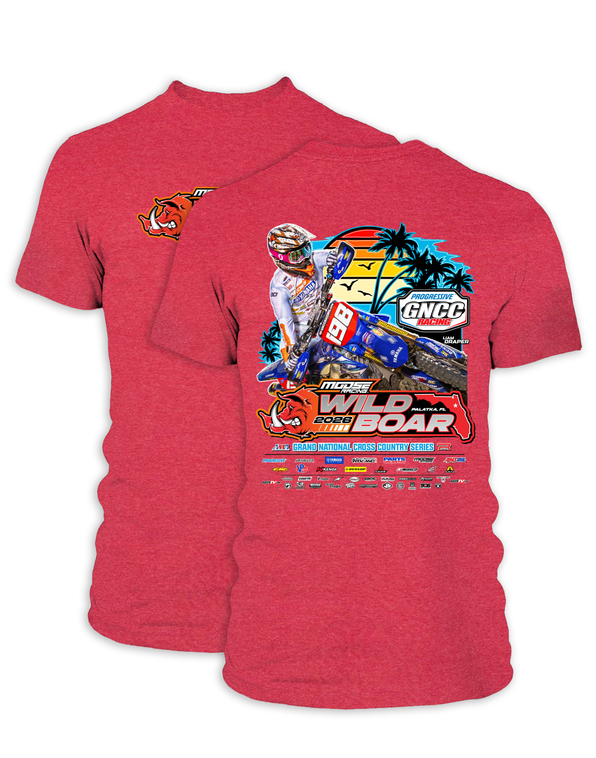 26 GNCC Wild Boar Event Tee Bike